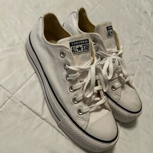 Converse All Star White Canvas Sneakers